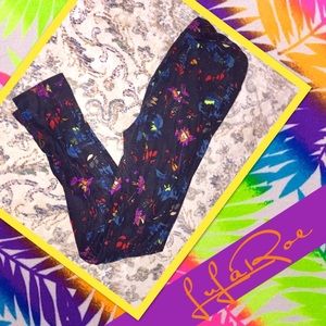 TC LuLaRoe leggings in NEON!!!!  GUC